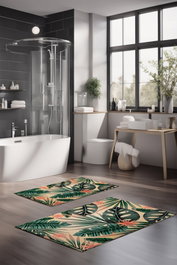 Mijölnir Juego de alfombrillas de baño CT-5328 de 2 piezas Multicolor